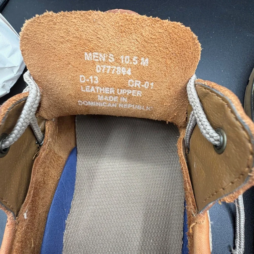 Sperry Top-Sider Mens 10.5 M Authentic Original Leather Boat Shoes Tan 0777894